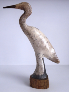 Gilly Cotter Raku Egret