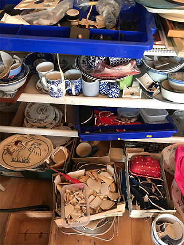 Jane Mahood's stock cupboard